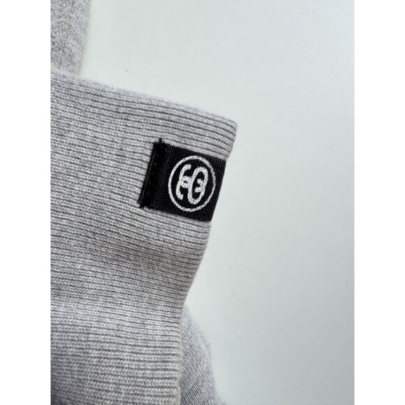 STUSSY Heather Grey Cotton Terry "Black Sheep" Relaxed Sweatshirt, Size M - Picture 10 of 15